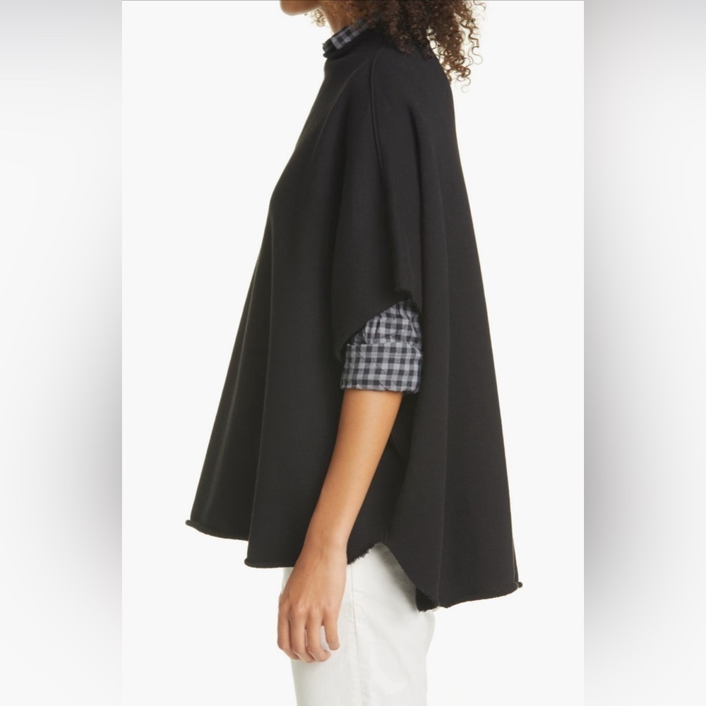 Frank & Eileen EUC Audrey Funnel Neck Capelet - One Size - Picture 3 of 10